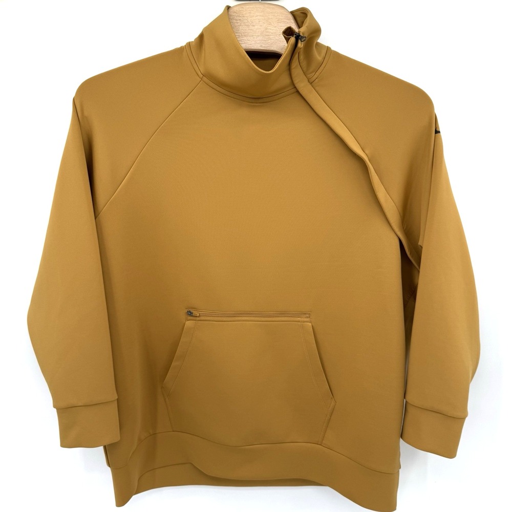 Nike Dri Fit Training Sport Distort AQ0206-790 Gold Long Sleeve Sweatshirt XXL